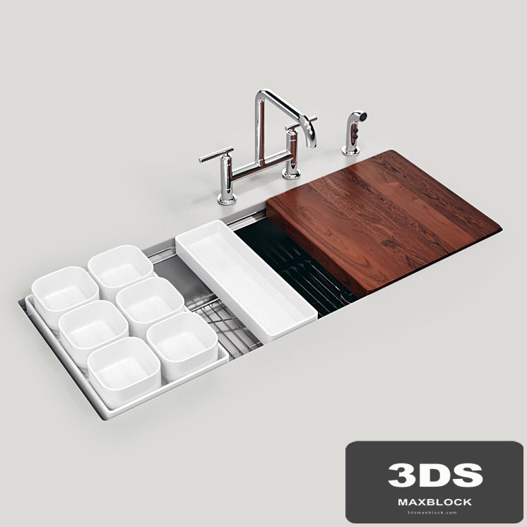 KOHLER Stages 45 "under-mount single-bowl kitchen sink