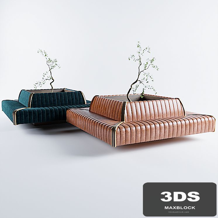 Rectangular Sofa For Cafe & Restaurant