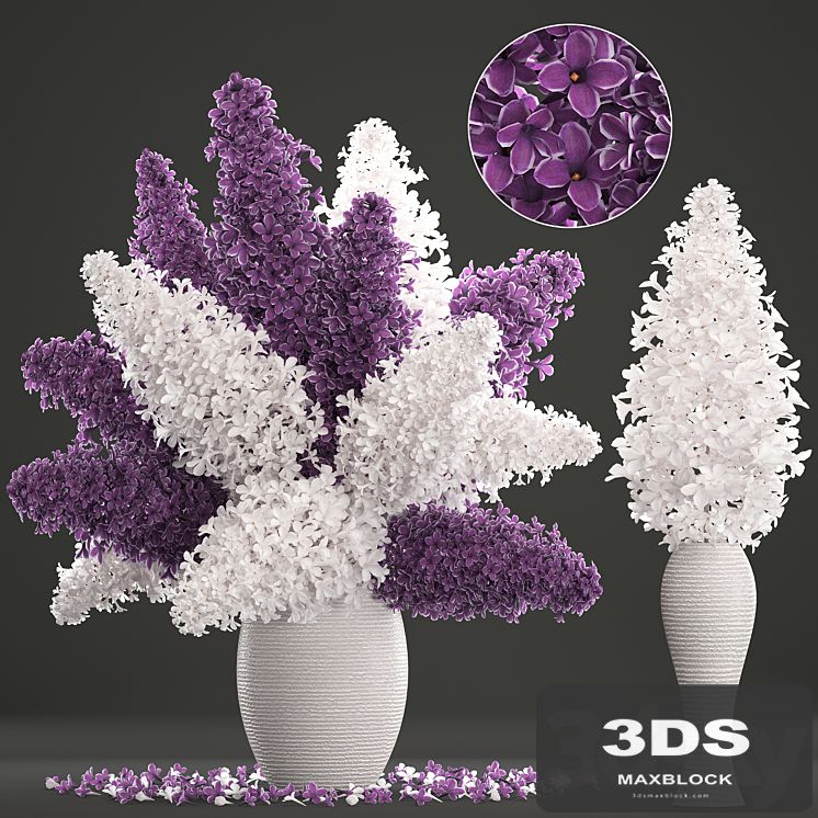 A bouquet of flowers 80. White lilac, vase, decor, table decoration, eco design, natural decor