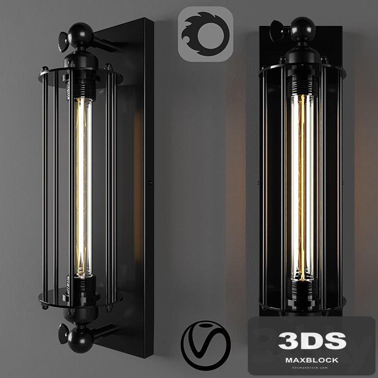 Tesla Cage Wall Light