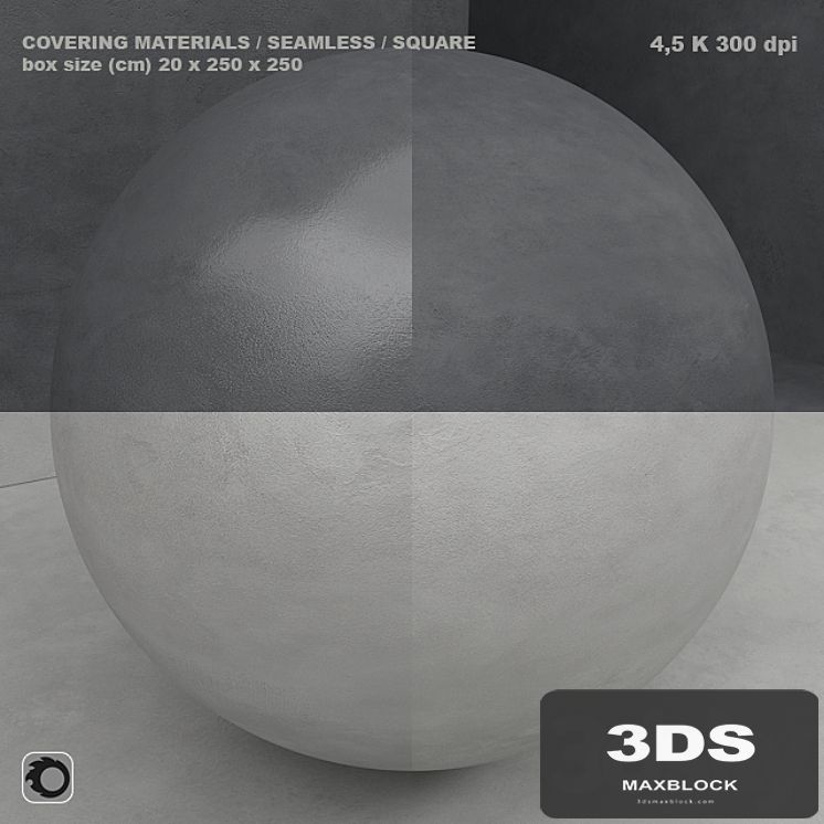 Material (seamless) - microconcrete, concrete, plaster set 80