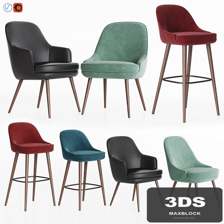 375 Walter Knoll Chairs Collection