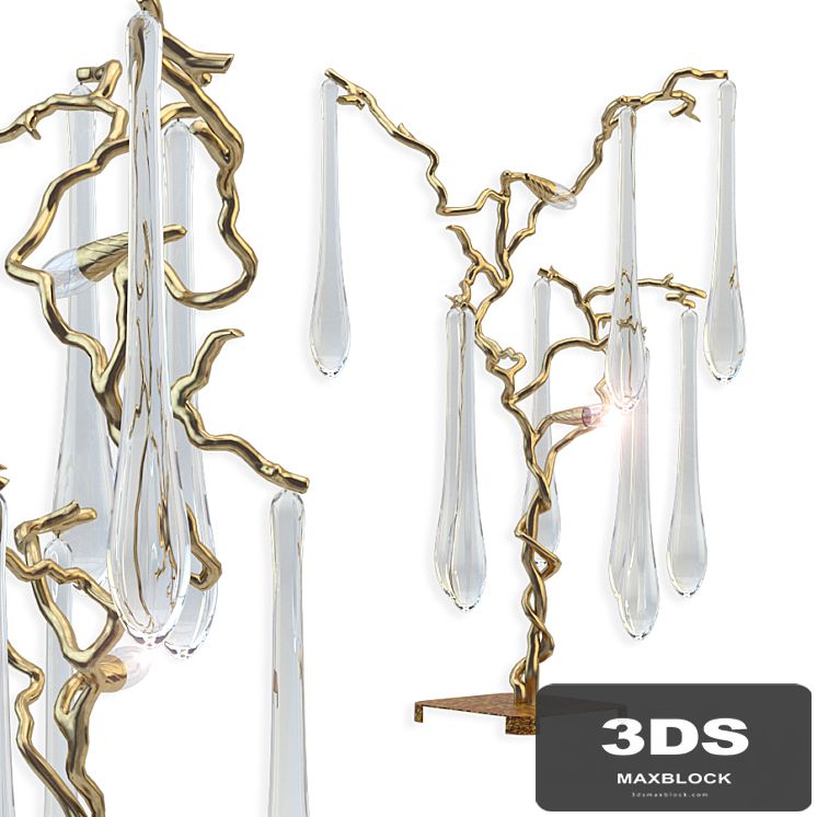 Aqua table lamp