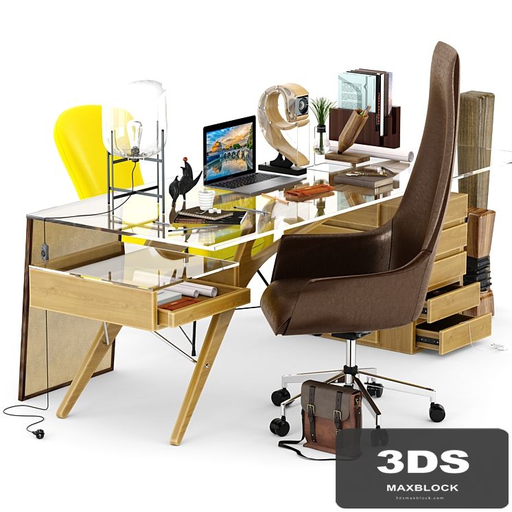 Cavour Writing Desk by Carlo Mollino