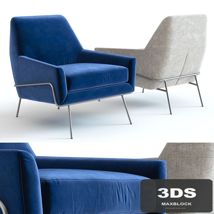 West Elm Lucas Wire Base Chair