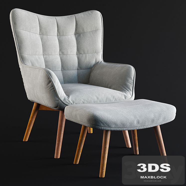 Sessel Hocker Armchair