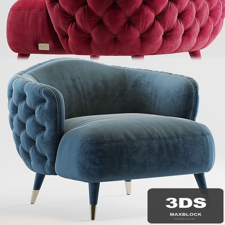 Savoi Armchair by black tie