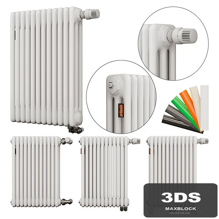 Arbonia Radiators set (three-tube)