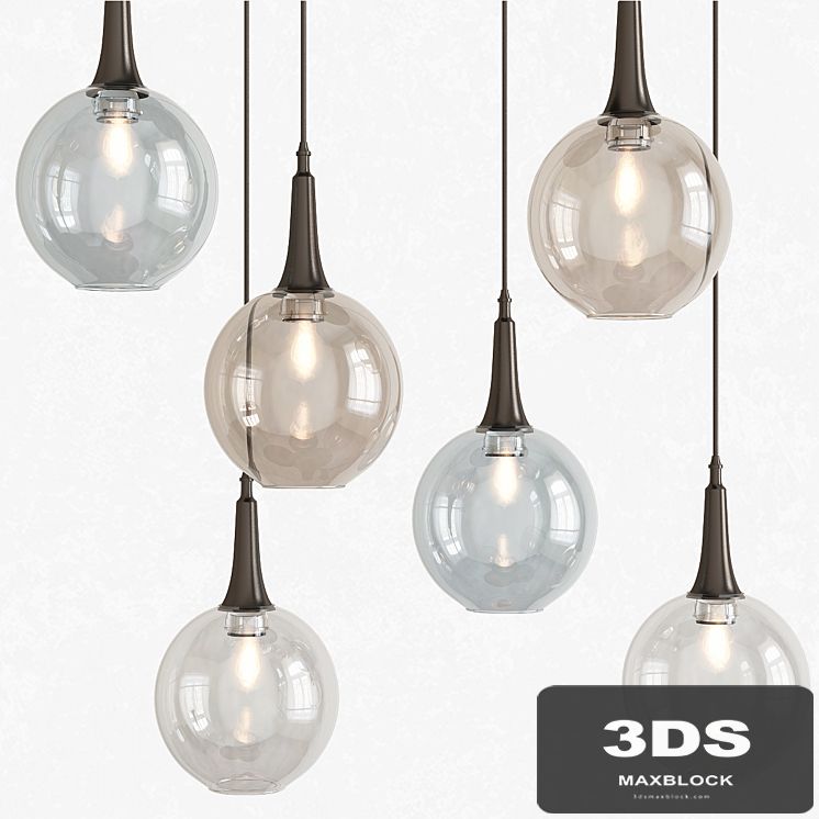 Beckett Trio Pendant by Currey and Company