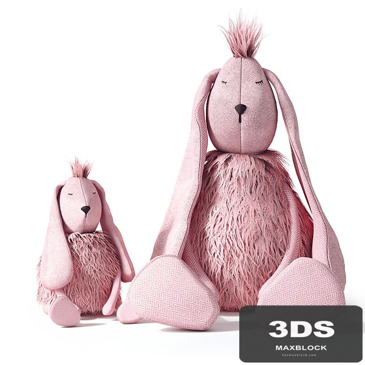 Wooly plush bunny
