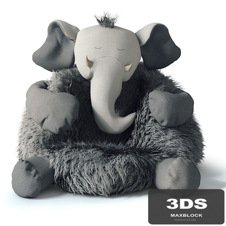 Plush elephant