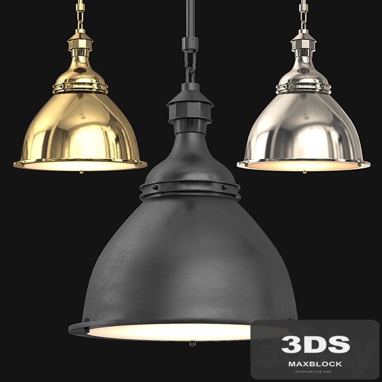 20TH C. ENGLISH CLOCHE PENDANT
