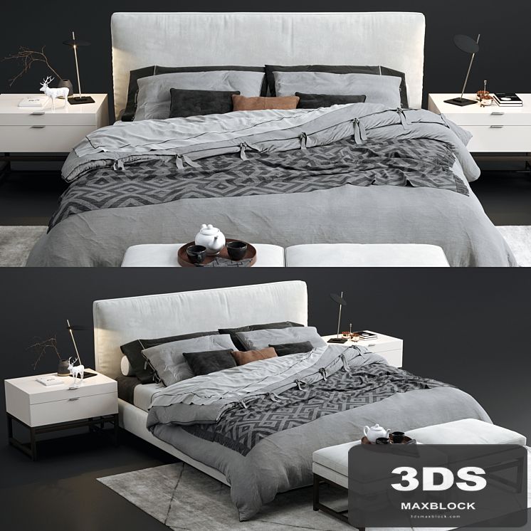 Minotti andersen bed