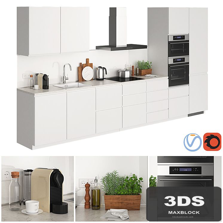 Ikea Metod Voxtorp Glossy White