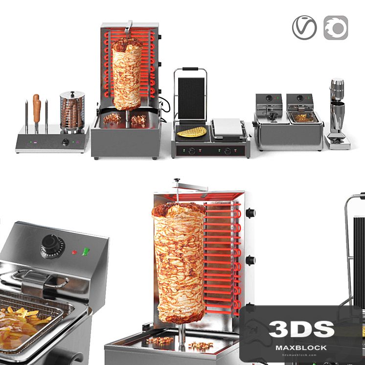 Equipment for Doner Cafe