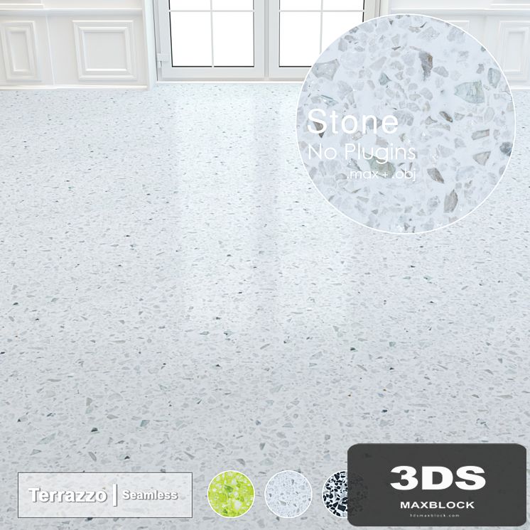 Seamless Terrazzo Stone 003