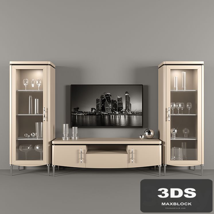 DV home collection. TV unit - Display case
