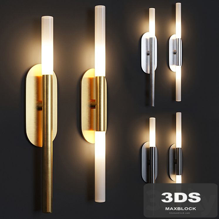 Rousseau Medium Bath Sconce and Rousseau medium vanity