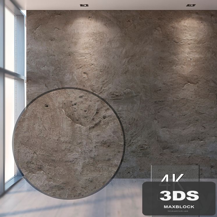 Rough plaster 684
