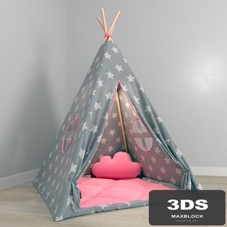 Teepee Set Kids Children's Tent