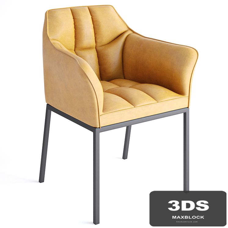 CHAISE AVEC ACCOUDOIRS THINKTANK MARRON KARE DESIGN