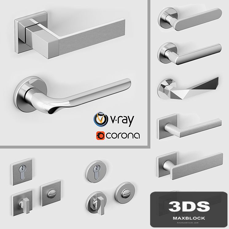 Door handles DnD by Martinelli