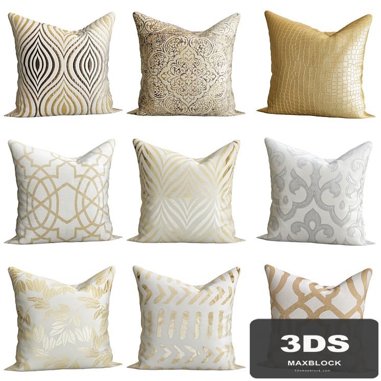 Gold pillows