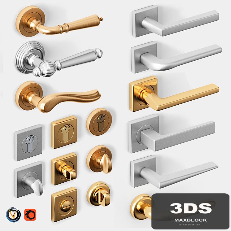 Door handles Pasini, Fimet, Colombo