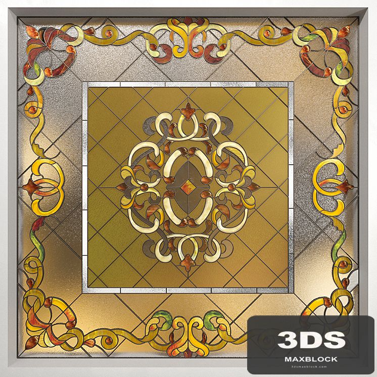 Ceiling stained glass