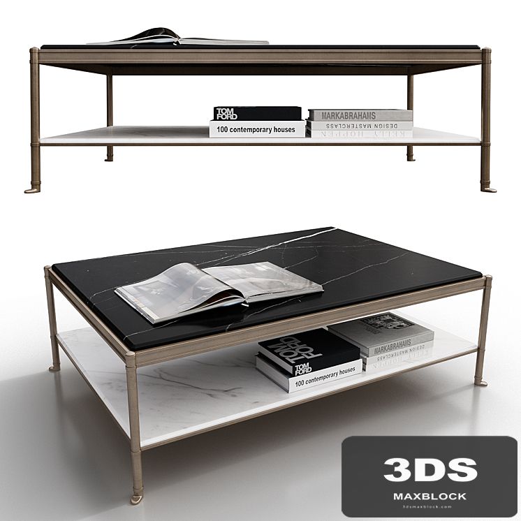 HOLLYHUNT D'ORSAY COCKTAIL TABLE