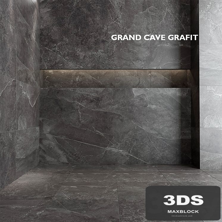 Tubadzin Monolith Grand Cave Graphite