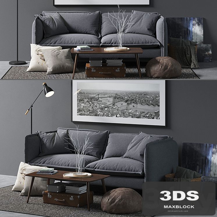 Loft Designe Sofa model 2963
