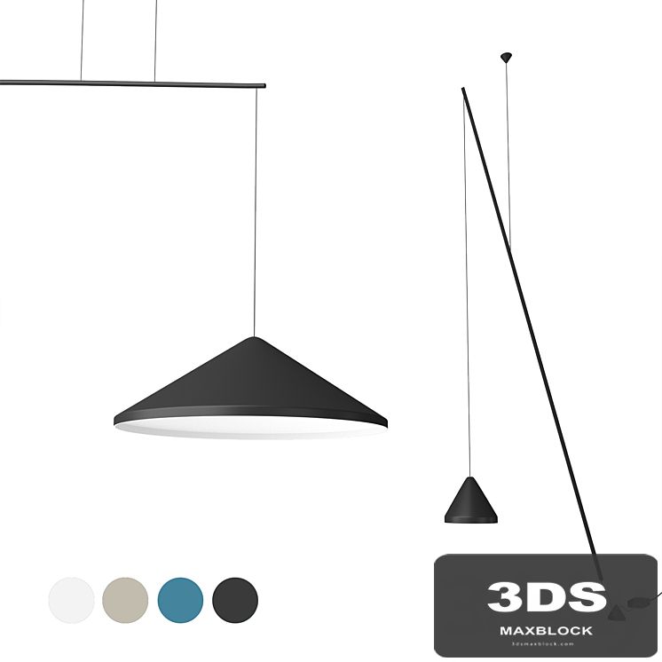 Vibia North (floorl & suspended light)