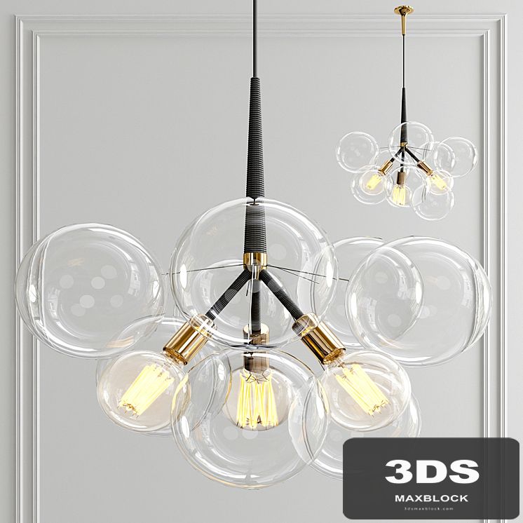 Bubble Chandelier by PELLE