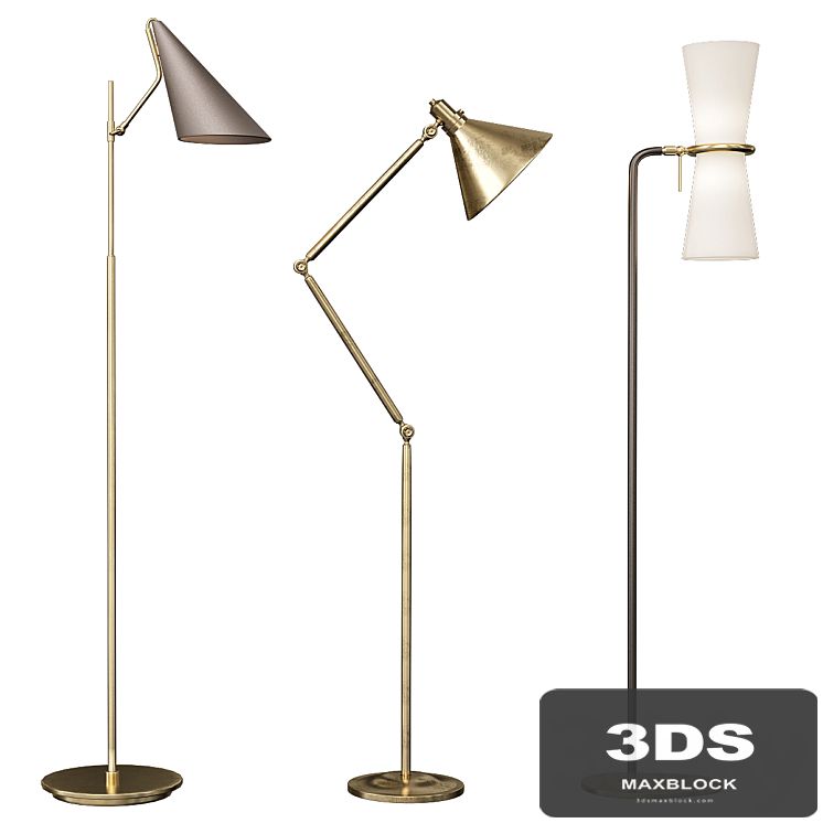 Clarkson Triple Floor Lamp