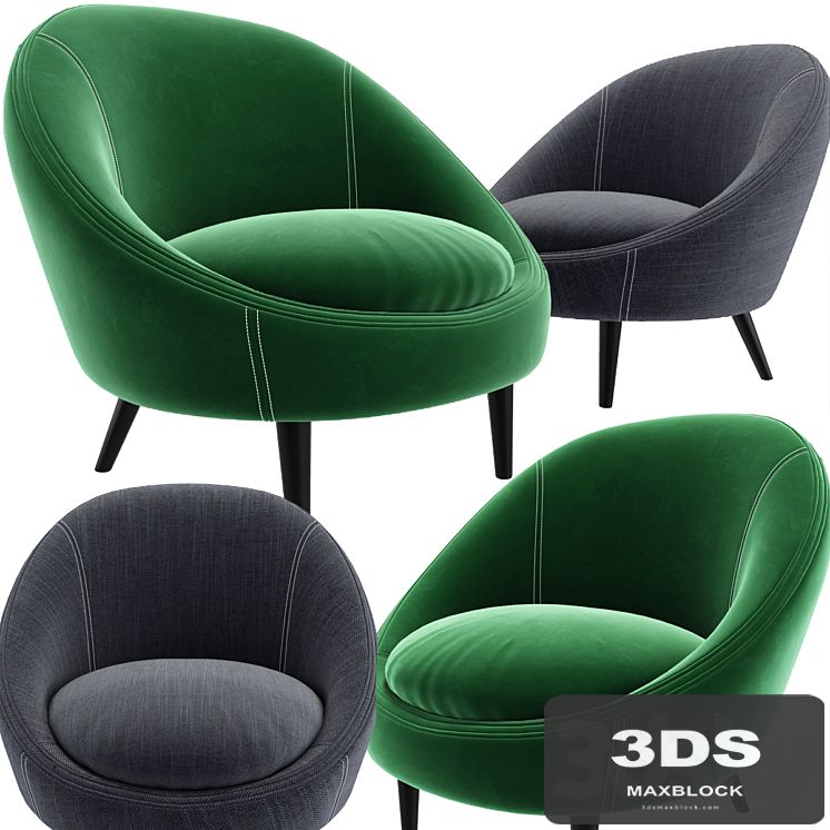 Ether Padded Armchair