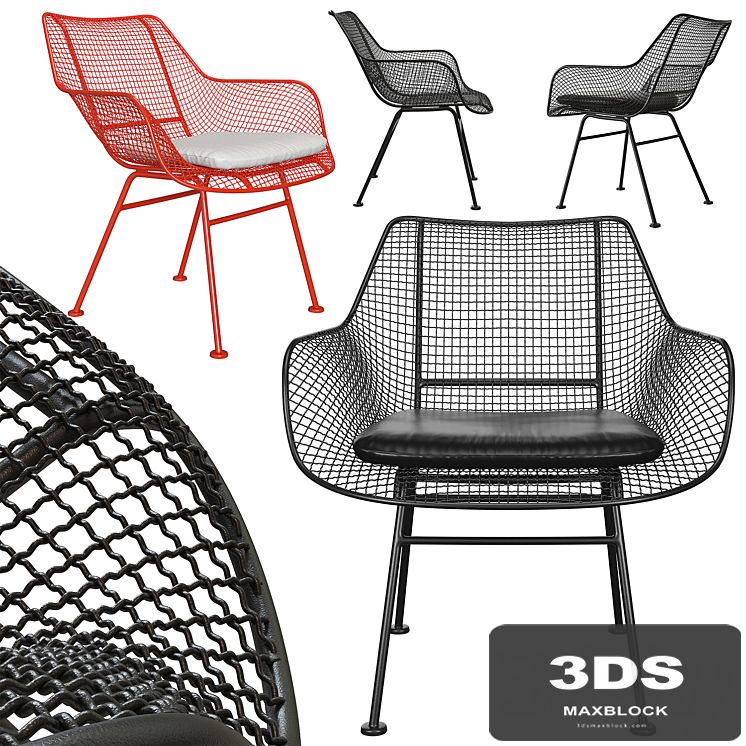 Sculptura Occasional Chair with Cushion
