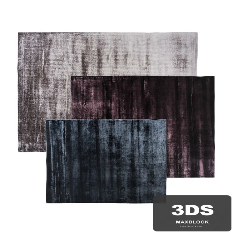 Velvet carpets Lucens, LINE DESIGN
