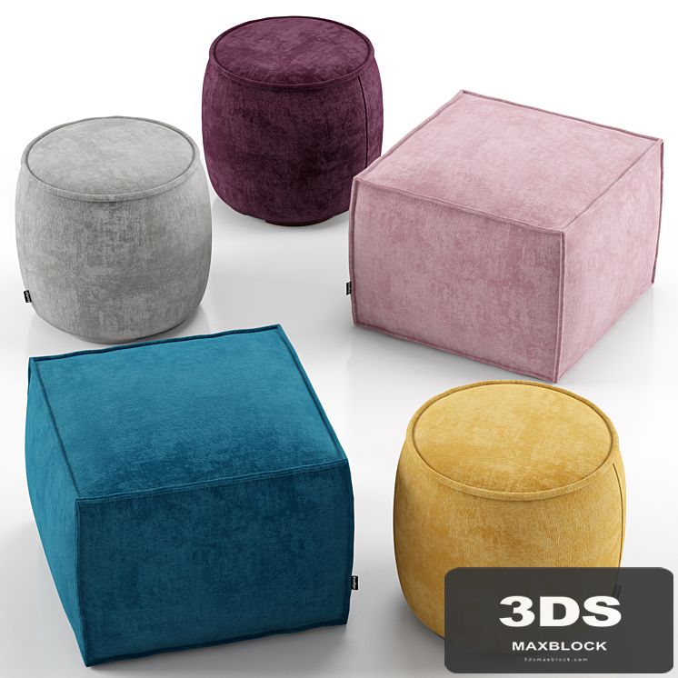 Muffin and Soap ottoman - Calligaris