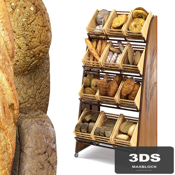 Rack with bread