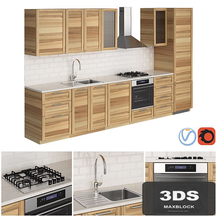 Kitchen Ikea Metod Torhamn