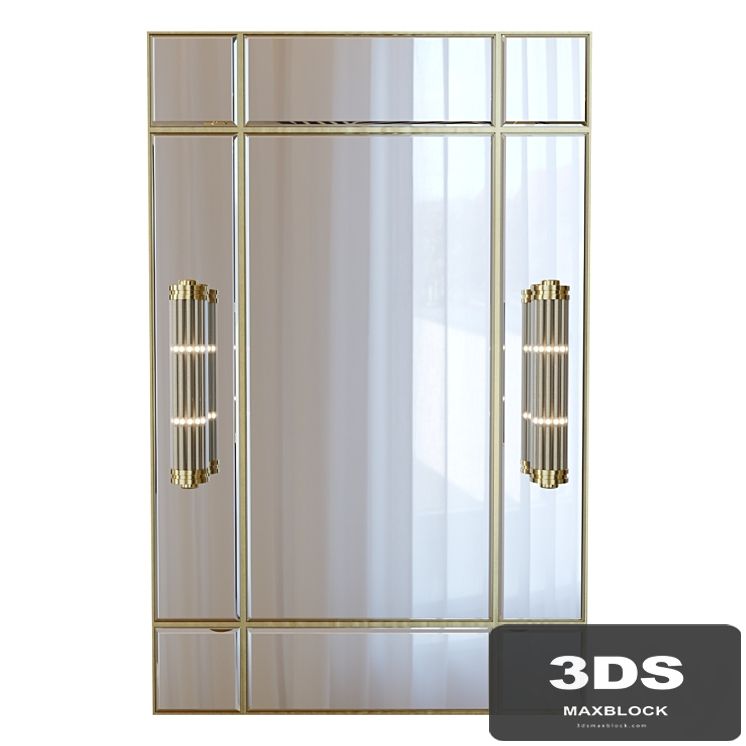 Eichholtz Mirror Beaumont with light