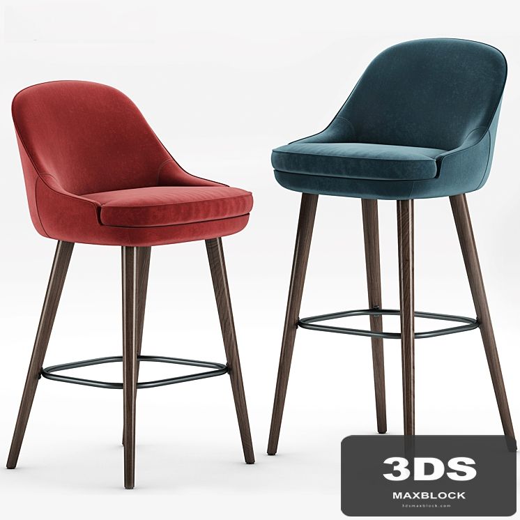 Walter Knoll 375 Bar Stool and Barhocker