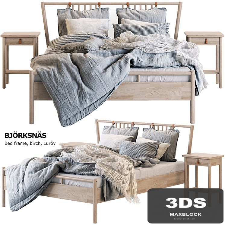 Bed BJORKSNAS Ikea / Ikea