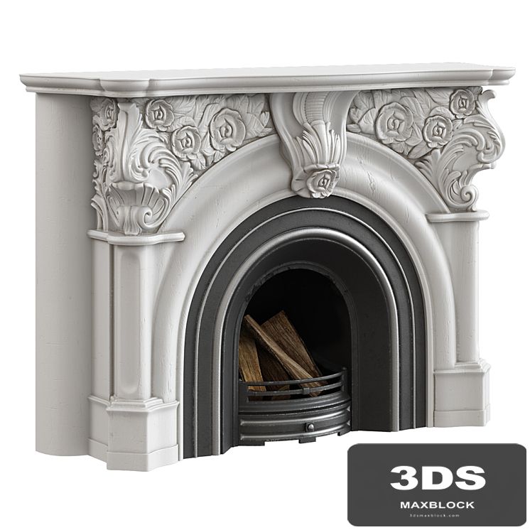 Victorian fireplace