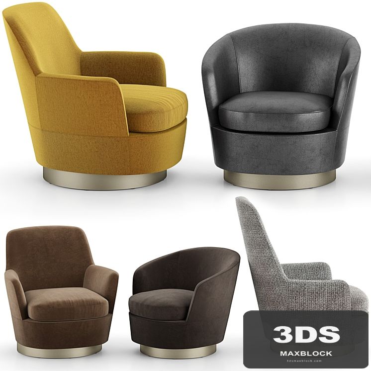 Minotti Jacques Armchairs