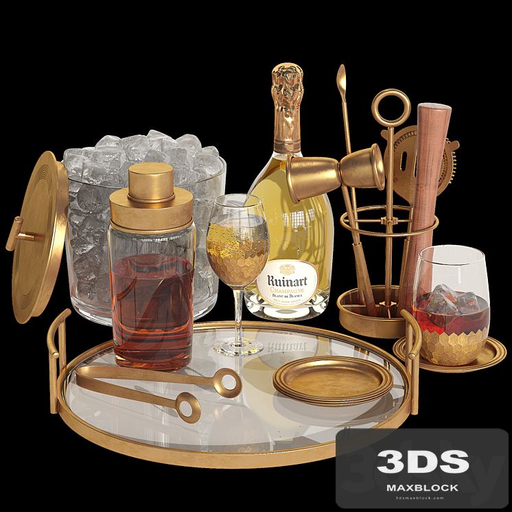 Potterybarn gold bar accessories