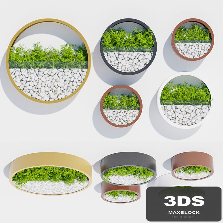 Wall planters one