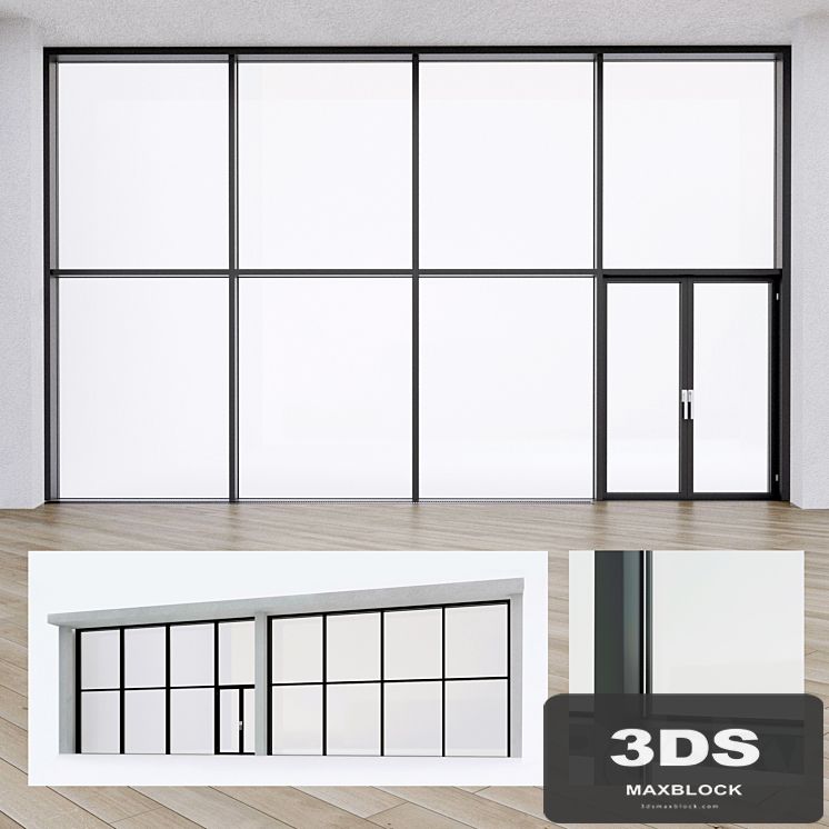 Panoramic windows. Stained glass.8