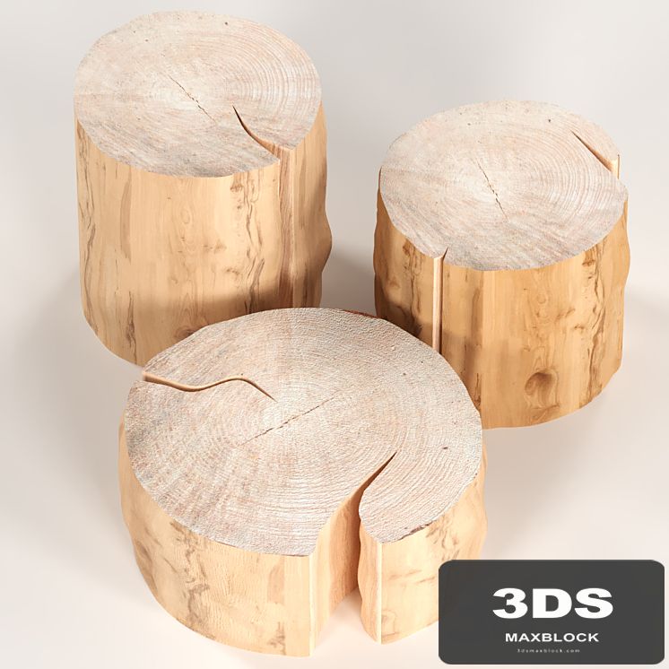 3 coffee table stump.